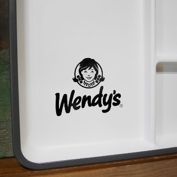 ウェンディーズ スクエアワンプレート Wendy's ランチプレート　食器　アメリカン雑貨画像