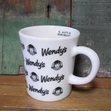 ウェンディーズ マグカップ Wendy's 陶器製マグ 食器　アメリカン雑貨画像