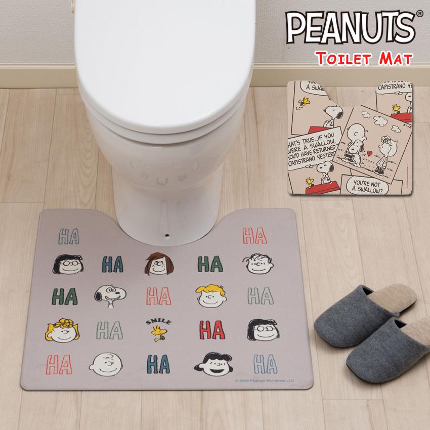 スヌーピー PVC トイレマット SNOOPY PEANUTS　アメリカン雑貨の画像