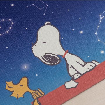 スヌーピー PVC キッチンマット180サイズ 星空 SNOOPY PEANUTS画像