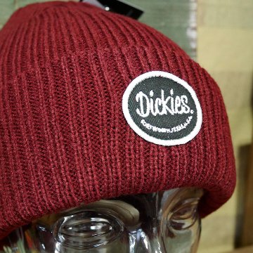 Dickies ディッキーズ ニット帽子 メンズ レディース DK ワッペン　ニットキャップ　アメカジ　アメリカン雑貨画像
