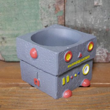 ロボット リトルレジンポット  プランター 鉢 グリーンポット ガーデニング雑貨画像