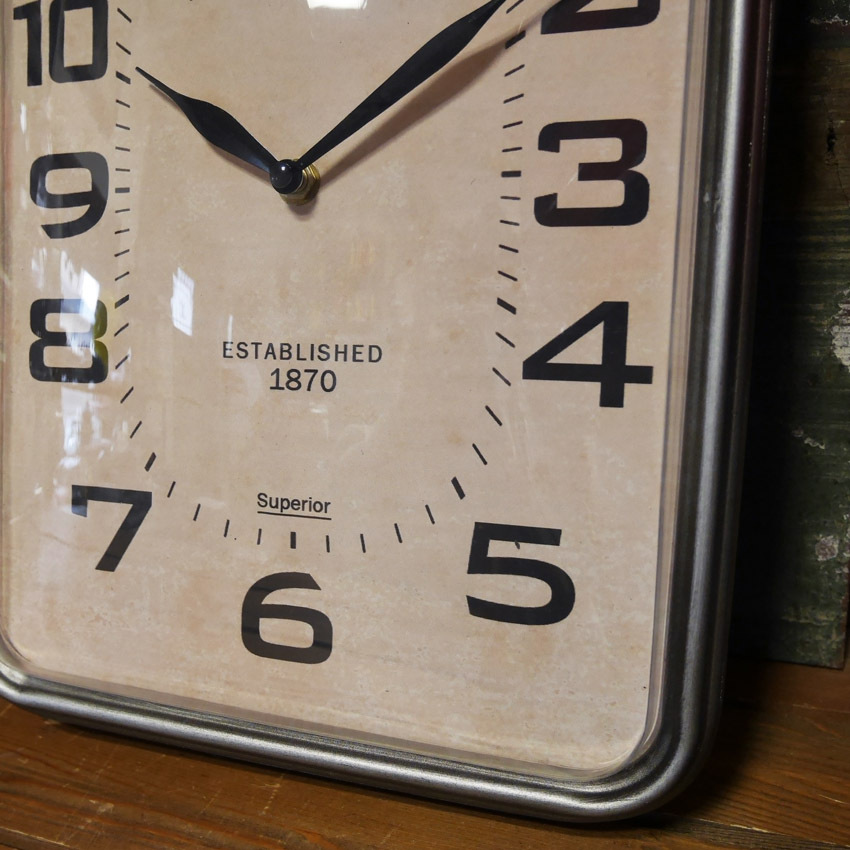 アンダーパス ハングクロック 壁掛け時計 アンティーク レトロ  ウォールクロック アメリカンインテリア画像
