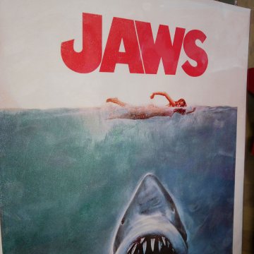 ポスタージョーズ ミニポスター インテリア JAWS　映画ポスターアメリカン雑貨の画像