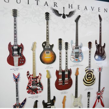 ポスター ギターヘブン ミニポスター インテリア Guitar Heaven　アメリカン雑貨画像