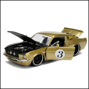 シェルビー 1967 Shelby GT-500 1/24 レトロミニカー JADA TOYS BTM  アメリカン雑貨画像