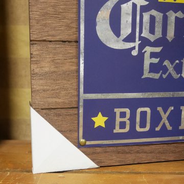 CORONA EXTRA BOXING ウッド＆ティンサイン インテリア 木製看板 コロナ  アメリカン雑貨画像