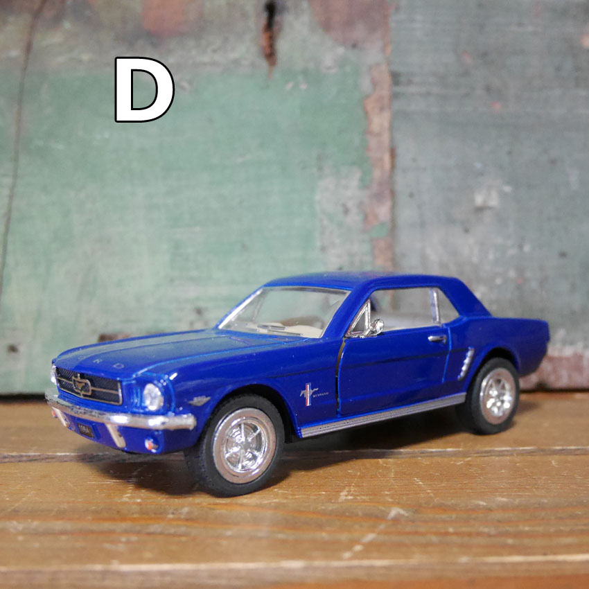 フォード マスタング 1/36 プルバックミニカー 1964 Ford Mustang　キンスマート アメリカン雑貨の画像