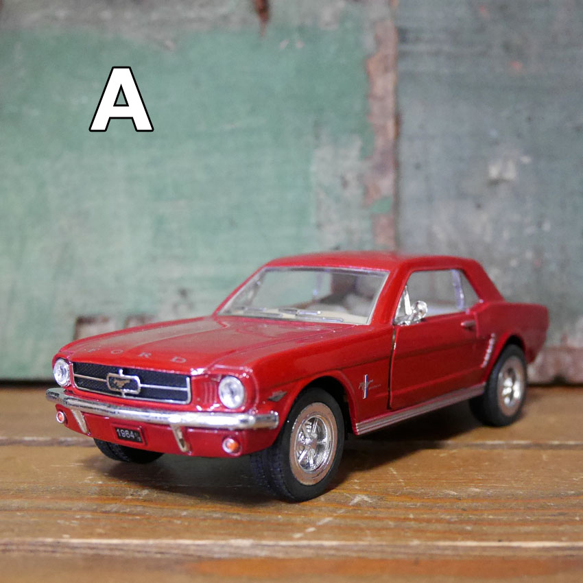 フォード マスタング 1/36 プルバックミニカー 1964 Ford Mustang　キンスマート アメリカン雑貨の画像