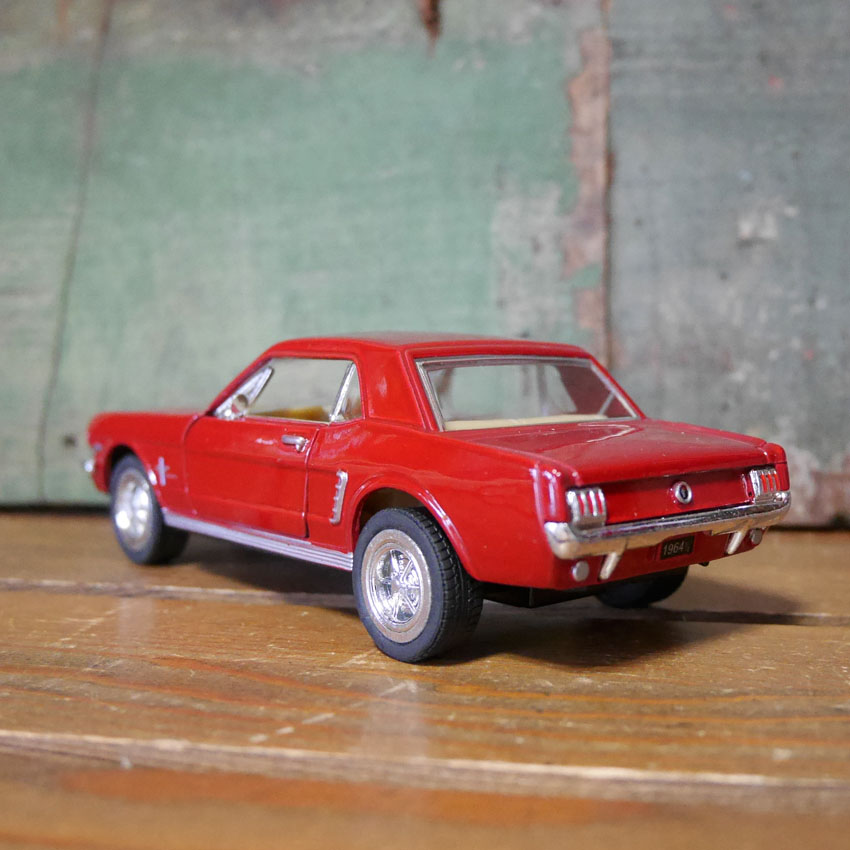フォード マスタング 1/36 プルバックミニカー 1964 Ford Mustang　キンスマート アメリカン雑貨の画像
