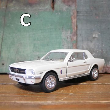 フォード マスタング 1/36 プルバックミニカー 1964 Ford Mustang　キンスマート アメリカン雑貨の画像
