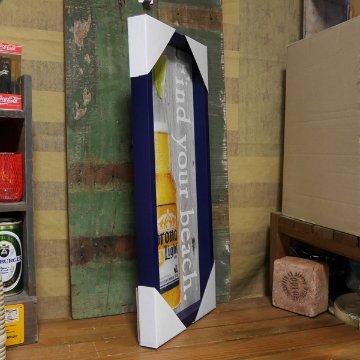 CORONA  ウッディー フレーム アート コロナ インテリア 木製看板 アメリカンインテリア  アメリカン雑貨画像