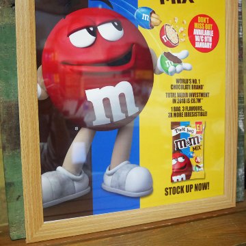 m&m's インテリアピクチャー ポスター エム＆エムズ　アメリカンポスター　インテリア額の画像