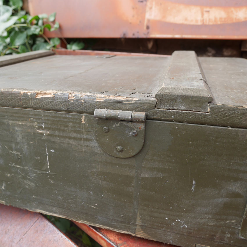 チェコ軍 F1 グレネードボックス 収納 ミリタリー ウッドボックス アンモボックス 手榴弾箱 収納ボックス