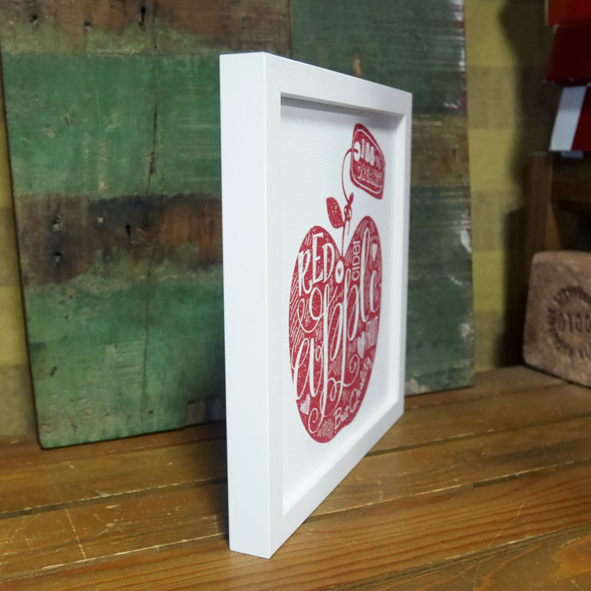 サインフレーム SIGN FRAME Red Apple インテリアピクチャー アップル アメリカン雑貨の画像