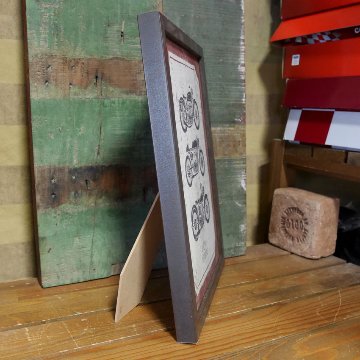 サインフレーム  SIGN FRAME Bike インテリアピクチャー バイク アートフレーム アメリカン雑貨の画像