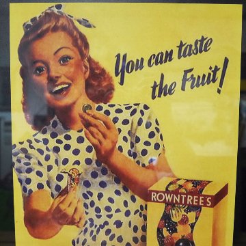 ヴィンテージ フレームポスター　C/FRUIT GUMS フルーツガム  インテリアピクチャー インテリア額の画像