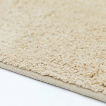 クロシェット ロングインテリアマット Lサイズ ナチュラル キッチンマット　玄関マット　アメリカン雑貨の画像