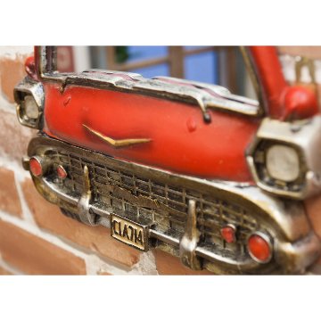 カーヘッドミラー CAR HEAD MIRROR アンティーク インテリア 鏡 アメリカ雑貨の画像