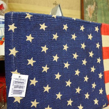 USA フロアマット 星条旗 コットンマット インテリアマット　玄関マット　バスマット　アメリカン雑貨の画像