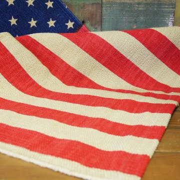 USA フロアマット 星条旗 コットンマット インテリアマット　玄関マット　バスマット　アメリカン雑貨の画像