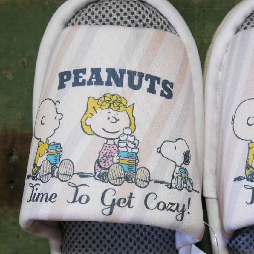 ルームシューズ スリッパ スヌーピー 低反発 スリッパ SNOOPY メッシュ　インテリア雑貨の画像