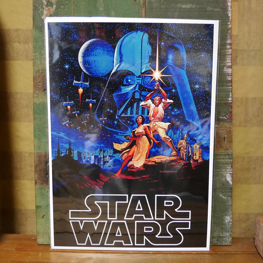 ポスター スターウオーズ B4 ムービー　アメリカンポスター　STAR WARSエピソード4 新たなる希望　アメリカン雑貨の画像