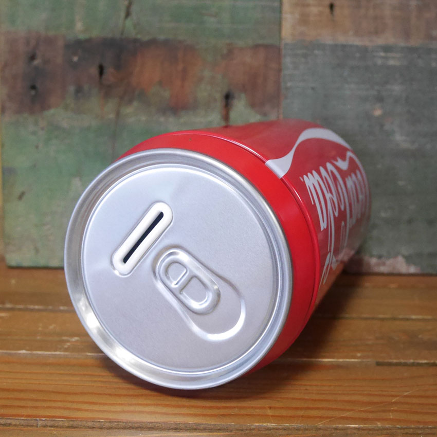 コカコーラ　ティンバンク  貯金箱　缶バンク　コカ・コーラ　置物インテリア　アメリカン雑貨の画像