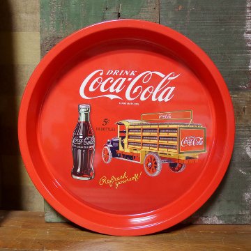 コカ・コーラ ティントレイ COCA-COLA お盆　アメリカン雑貨の画像