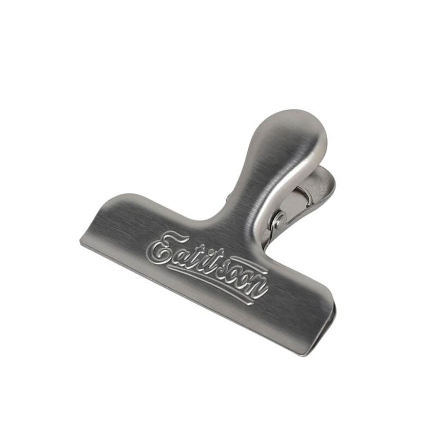 ダルトン ステンレス スチール バッグ クリップ ロング Lサイズ 3pcs セット　アメリカン雑貨の画像