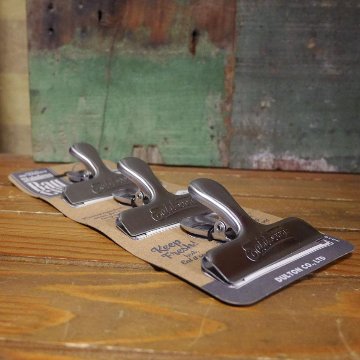 ダルトン ステンレス スチール バッグ クリップ ロング Sサイズ 3pcs セット　アメリカン雑貨の画像