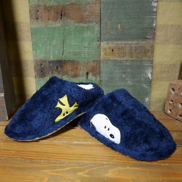 ルームシューズ スヌーピー ボアルームシューズ SNOOPY スリッパ 裏ボア 暖か　インテリア雑貨の画像