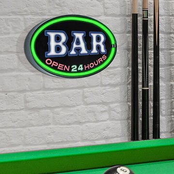 LEDネオンサイン BAR　ロープネオンサイン看板　 オーバル バー　アメリカンインテリアの画像