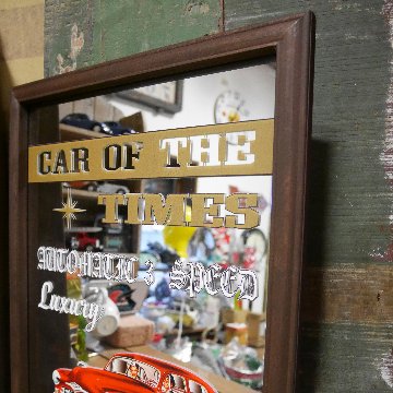 パブミラー CAR OF THE TIMES　インテリア ウォールミラー 鏡 PUB アメリカン雑貨の画像