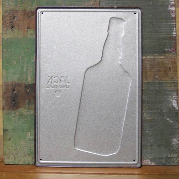 ジャックダニエル　エンボス看板 JACK DANIEL'S　ティンサイン　アメリカン雑貨の画像
