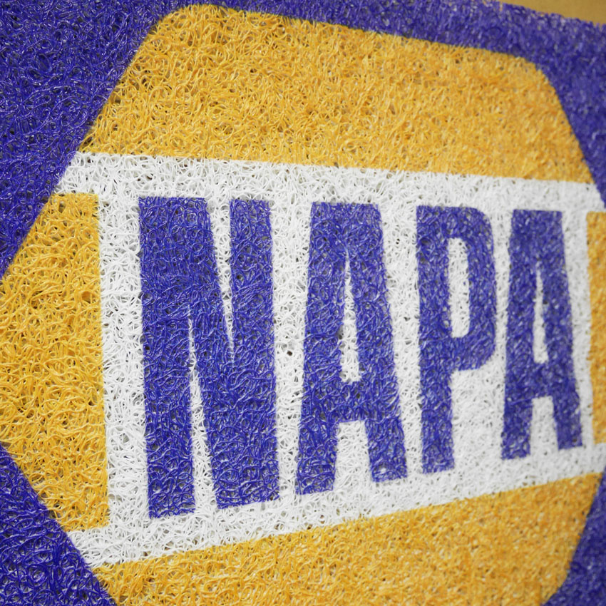 アメリカン コイルマット NAPA 玄関マット US MOTOR企業 玄関マット 　ガレージマット　アメリカンインテリアの画像
