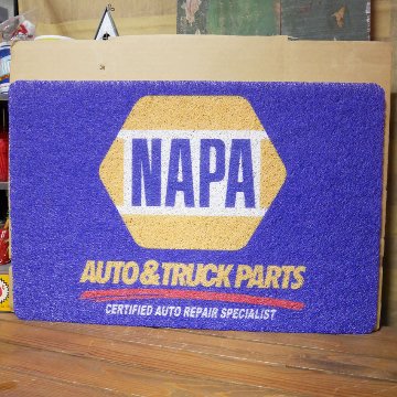 アメリカン コイルマット NAPA 玄関マット US MOTOR企業 玄関マット 　ガレージマット　アメリカンインテリアの画像