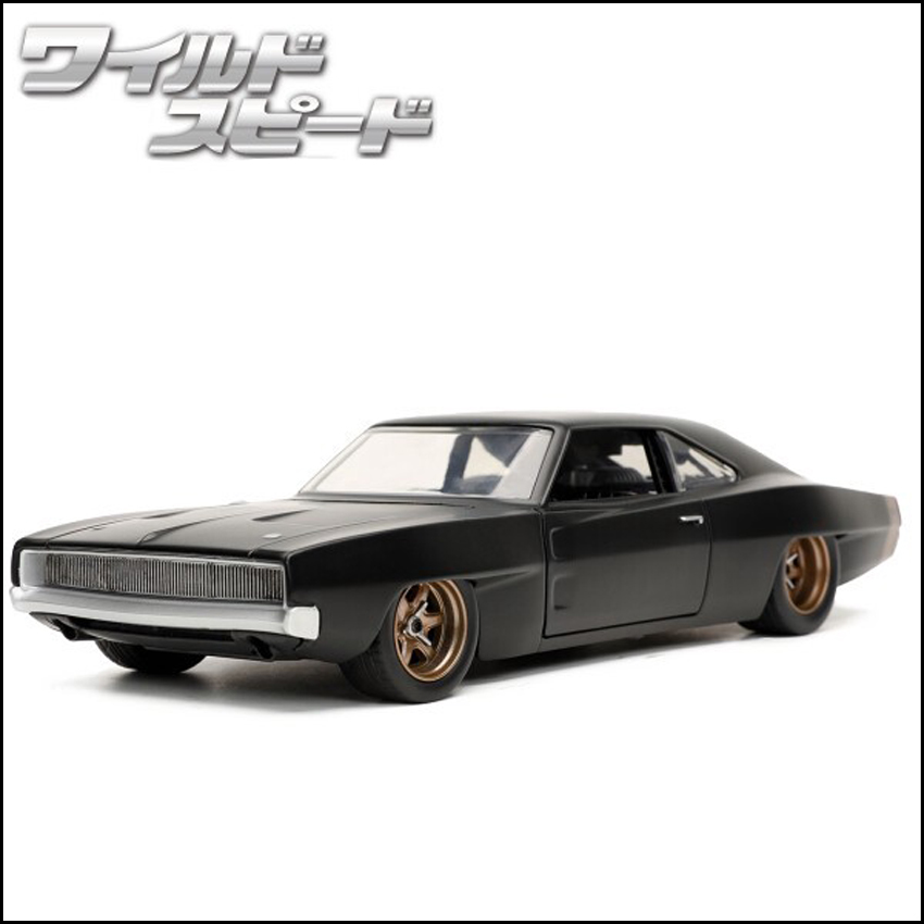 ワイルドスピードダイキャストカー DOM's 1968 DODGE CHARGER WIDEBODY 1/24 レトロミニカー JADATOYS アメ車 の画像