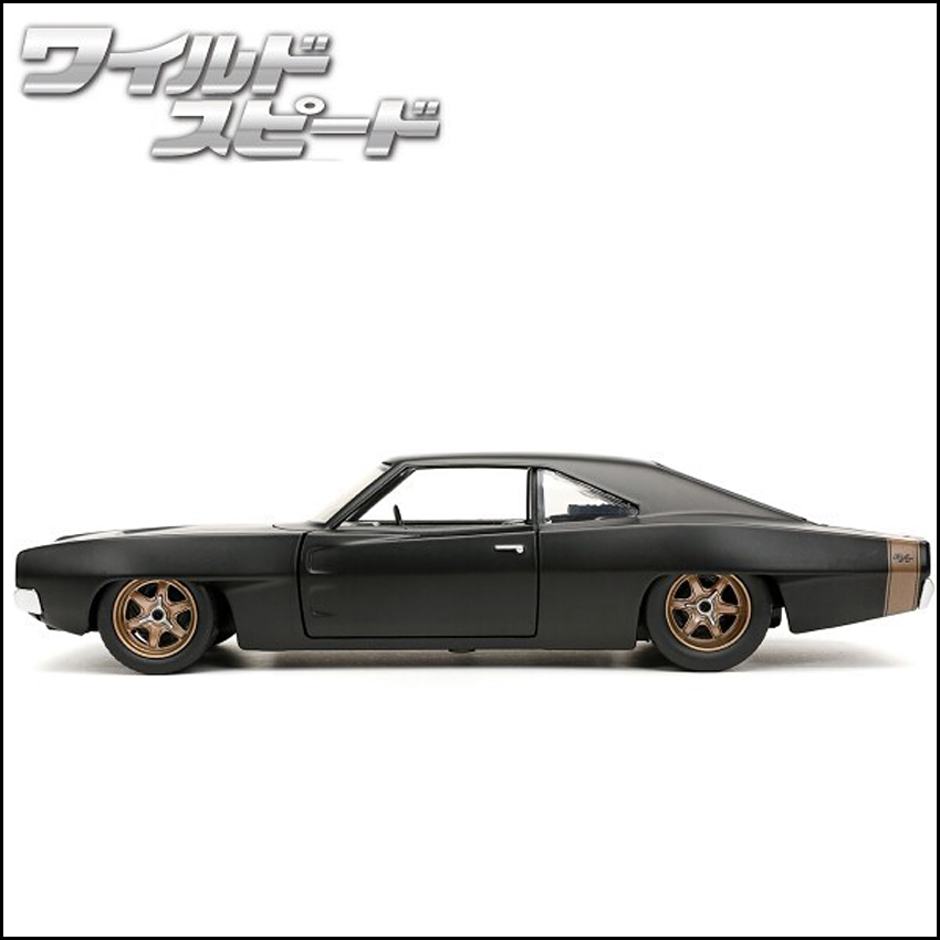 ワイルドスピードダイキャストカー DOM's 1968 DODGE CHARGER WIDEBODY 1/24 レトロミニカー JADATOYS アメ車 の画像
