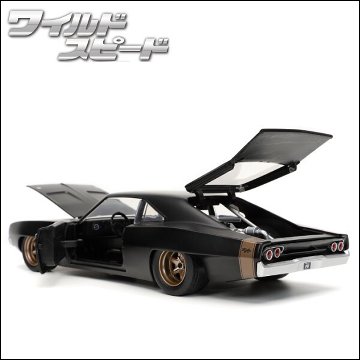 ワイルドスピードダイキャストカー DOM's 1968 DODGE CHARGER WIDEBODY 1/24 レトロミニカー JADATOYS アメ車 の画像