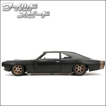 ワイルドスピードダイキャストカー DOM's 1968 DODGE CHARGER WIDEBODY 1/24 レトロミニカー JADATOYS アメ車 の画像