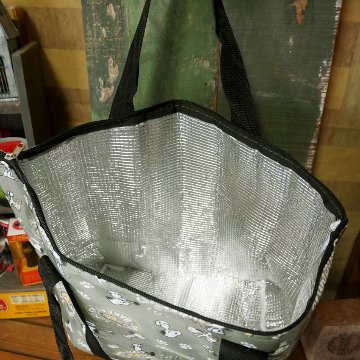 スヌーピー保冷保温トートバッグ　ショッピングバッグ　エコバッグ　アメリカン雑貨の画像