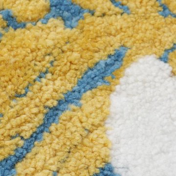 ハワイアン トイレマット ＆ トイレカバー  BLUE TIARE プメハナトイレセット トイレタリーの画像