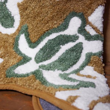 ハワイアン トイレマット ＆ トイレカバー  HONU プメハナトイレセット　ホヌ  トイレタリーの画像