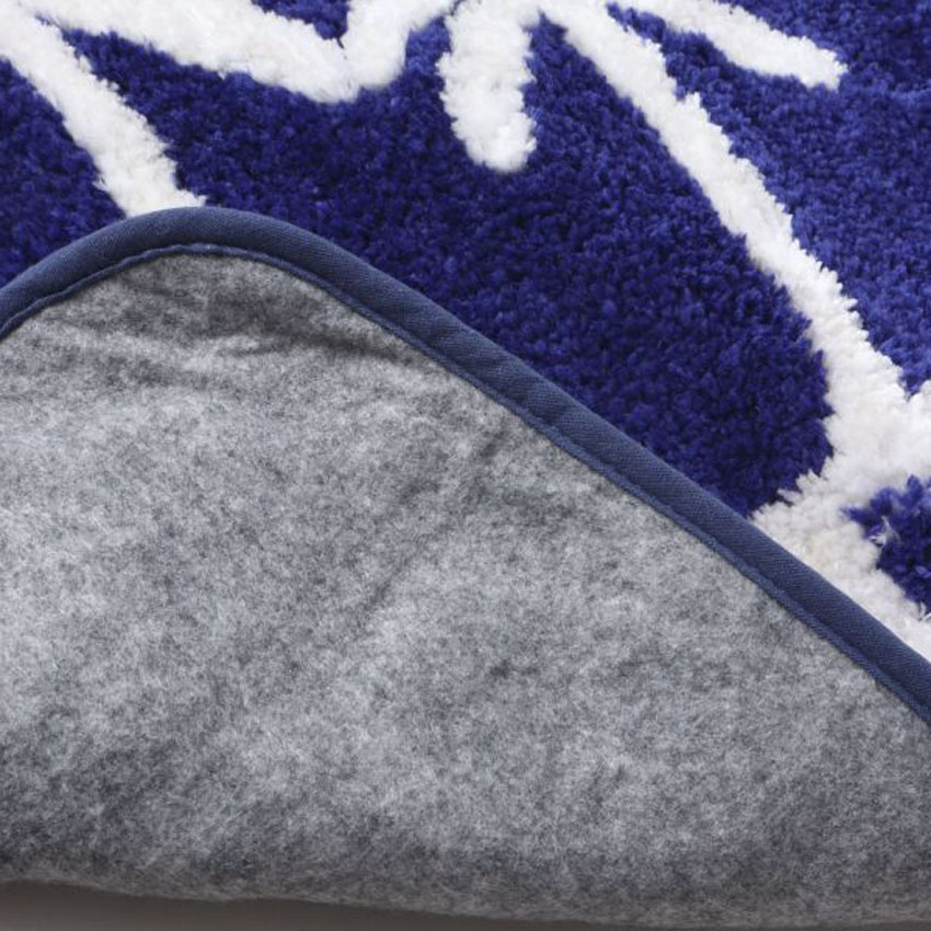 ハワイアン トイレマット ＆ トイレカバー  NAVY パームツリートイレセット  トイレタリーの画像