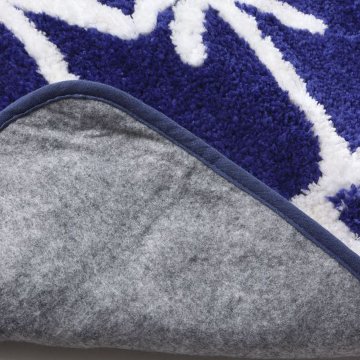 ハワイアン トイレマット ＆ トイレカバー  NAVY パームツリートイレセット  トイレタリーの画像