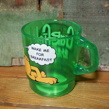 Garfield ガーフィールド MILKY STACKING MUG ミルキー スタッキング マグ アメリカン雑貨 マグカップ クリアマグの画像