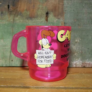 Garfield ガーフィールド MILKY STACKING MUG ミルキー スタッキング マグ アメリカン雑貨 マグカップ クリアマグの画像