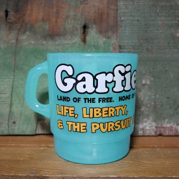 Garfield ガーフィールド MILKY STACKING MUG ミルキー スタッキング マグ アメリカン雑貨 マグカップ クリアマグの画像