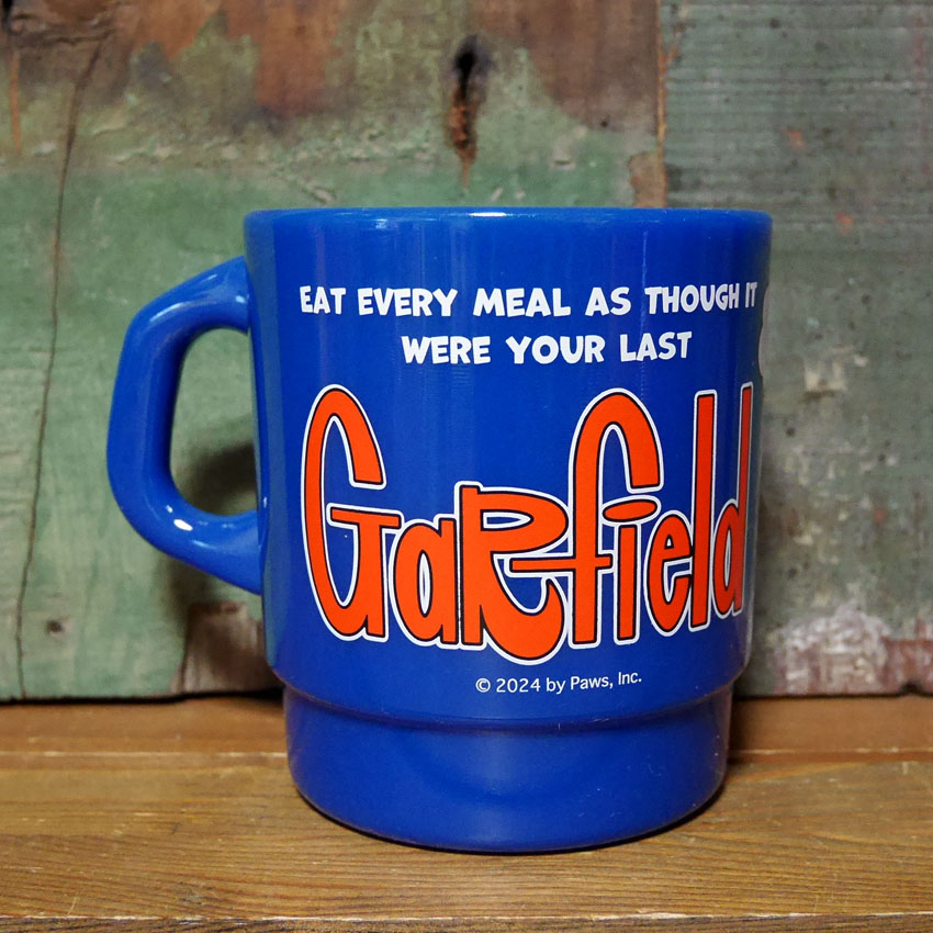 Garfield ガーフィールド MILKY STACKING MUG ミルキー スタッキング マグ アメリカン雑貨 マグカップ クリアマグの画像